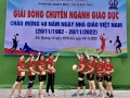 TRƯỜNG MẦM NON QUANG MINH THAM GIA GIẢI BÓNG CHUYỀN NGÀNH GIÁO DỤC CHÀO MỪNG 40 NAM NGÀY NHÀ GIÁO VIỆT NAM