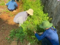 Lao động và trang trí chuẩn bị Đại hội chi bộ lần thứ I, nhiệm kỳ 2025-2030